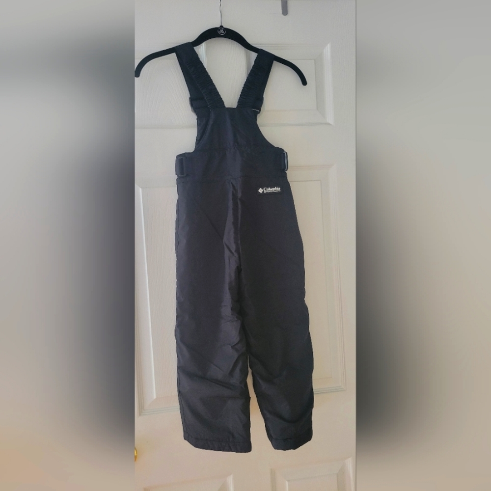 ❄️ Columbia Kids Black Insulated Snowbib Size 4 / 5 Boys or Girls